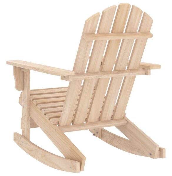 Zahradní houpací křeslo Adirondack masivní jedlové dřevo 315882