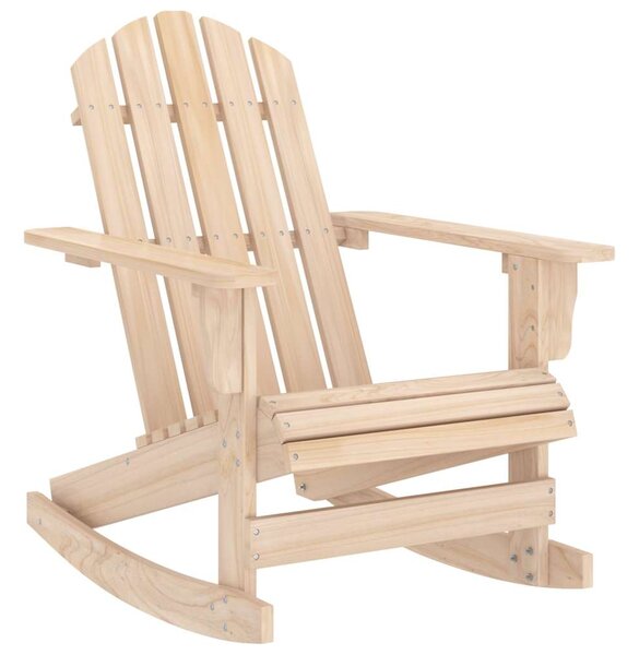 Zahradní houpací křeslo Adirondack masivní jedlové dřevo 315882