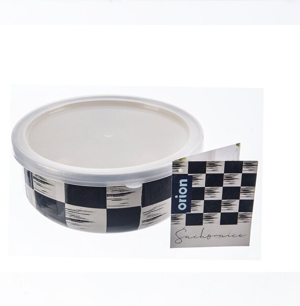 Miska ŠACHOVNICE Lem s víkem pr. 15,5 cm