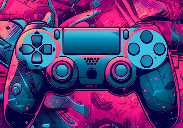 Postershop Fototapety vliesové: Computing for players gamepad - 254x184 cm