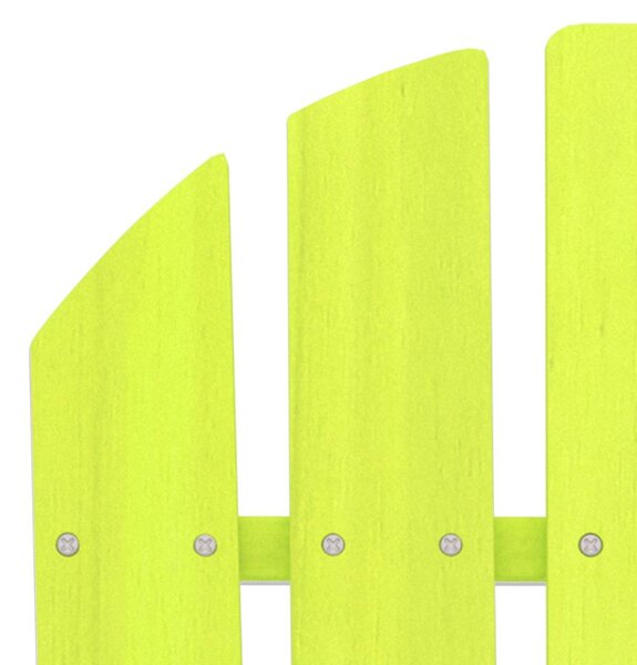 2místná zahradní židle Adirondack masivní jedlové dřevo zelená 315906