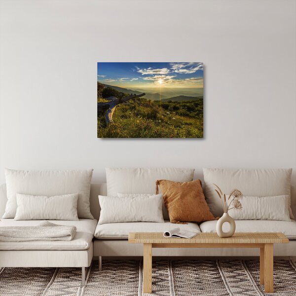 Skleněný obraz - Výhled do okolí (70x50 cm)