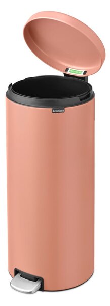 Nášlapný ocelový odpadkový koš v lososové barvě 30 l NewIcon – Brabantia
