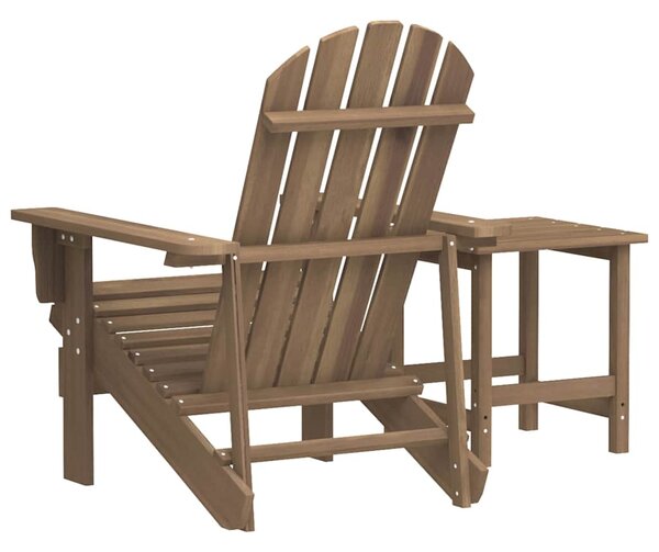 Zahradní židle Adirondack se stolkem masivní jedle hnědá 315921
