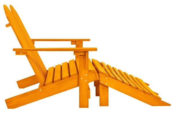 2místná zahradní židle Adirondack s podnožkou jedle oranžová 315918