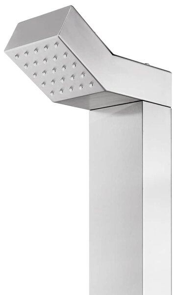 Zahradní sprcha 220 cm nerezová ocel 315939