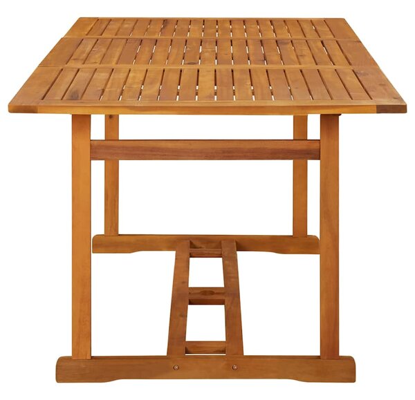 Zahradní jídelní stůl 180 x 90 x 75 cm masivní akáciové dřevo 315945