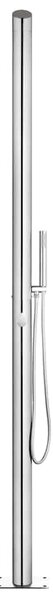 Zahradní sprcha 220 cm nerezová ocel 315942