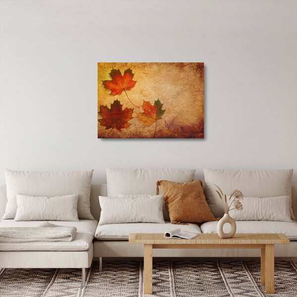 Skleněný obraz s podzimním motivem (70x50 cm)