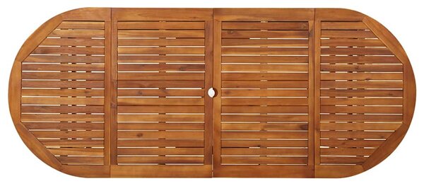 Zahradní jídelní stůl 220 x 90 x 75 cm masivní akáciové dřevo 315949
