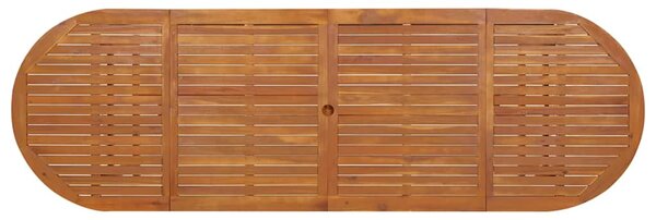 Zahradní jídelní stůl 280 x 90 x 75 cm masivní akáciové dřevo 315950