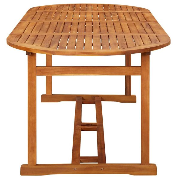 Zahradní jídelní stůl 220 x 90 x 75 cm masivní akáciové dřevo 315949