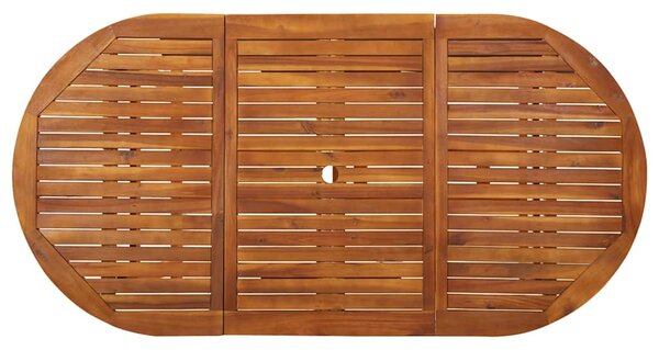 Zahradní jídelní stůl 180 x 90 x 75 cm masivní akáciové dřevo 315948
