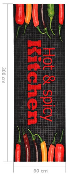 Kuchyňský koberec pratelný Hot & Spicy 60 x 300 cm 315957