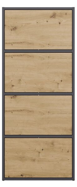 TP Living Komoda Alma 50 cm antracit/dub artisan