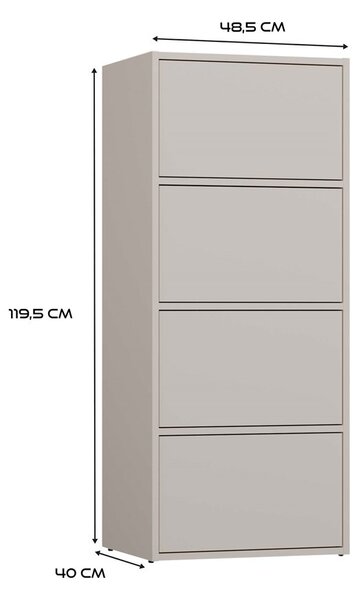 TP Living Komoda Alma 50 cm kašmírová