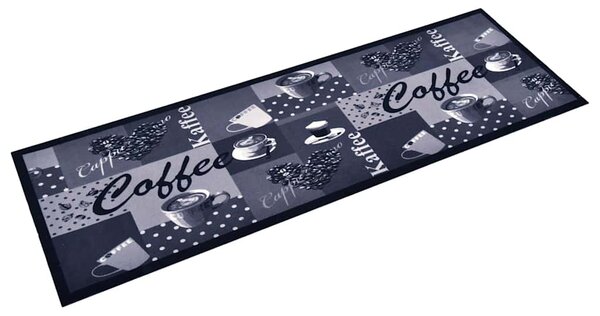 Kuchyňský koberec pratelný Coffee modrý 60 x 180 cm 315968