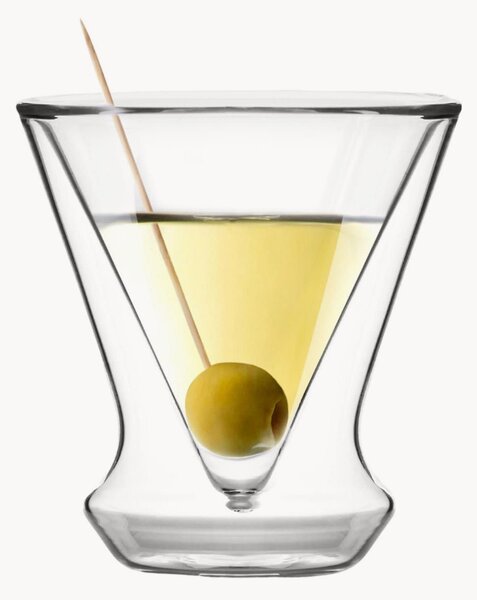 Sada sklenic na martini z borosilikátového skla Soho, 2 díly