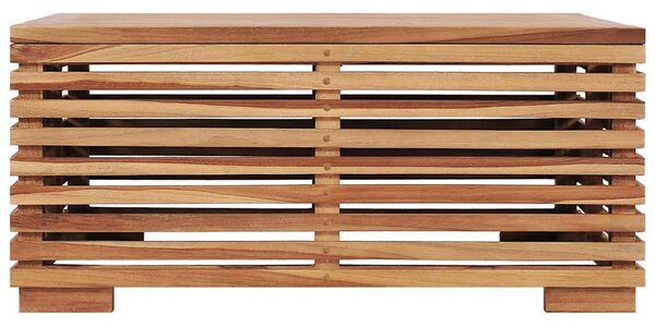 Set zahradního stolu a podnožky tmavě šedá poduška masivní teak 316042