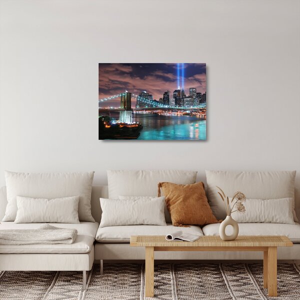 Skleněný obraz - New York, Manhattan (70x50 cm)