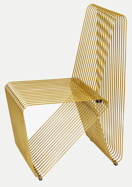 111 Furniture Limitovaná zlatá edice - Designová zahradní židle Futura Barva: Zlatá