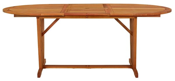 Zahradní stůl 200 x 100 x 75 cm masivní eukalyptové dřevo 316072