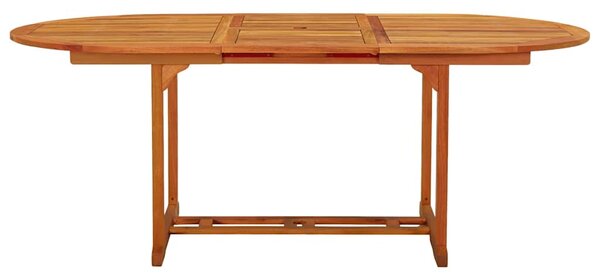 Zahradní stůl 200 x 100 x 75 cm masivní eukalyptové dřevo 316068