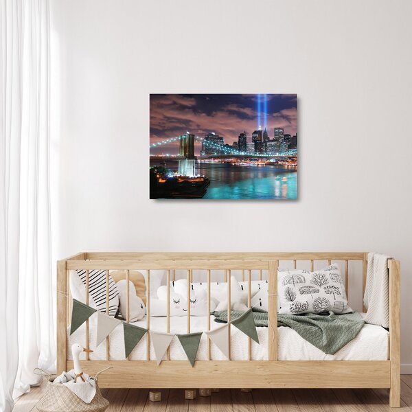 Skleněný obraz - New York, Manhattan (70x50 cm)