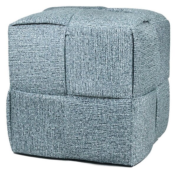 Mondex Taburet WIKI 42,5x42,5x43 cm modrý/šedý