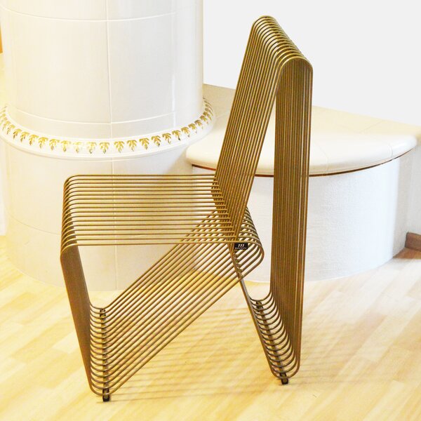 111 Furniture Limitovaná zlatá edice - Designová zahradní židle Futura Barva: Zlatá
