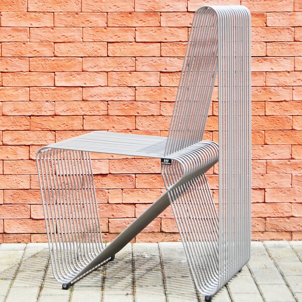 111 Furniture Designová zahradní židle Futura stříbrná Barva: Stříbrná