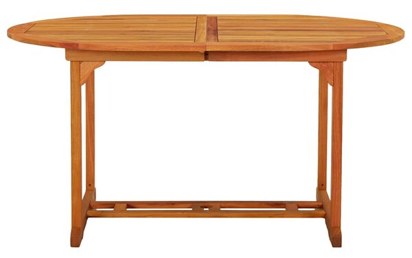 Zahradní stůl 200 x 100 x 75 cm masivní eukalyptové dřevo 316068