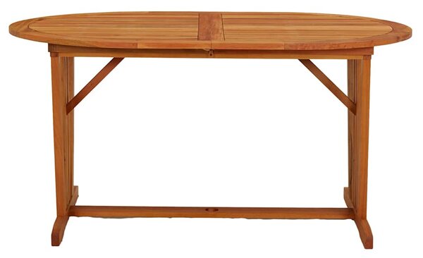 Zahradní stůl 200 x 100 x 75 cm masivní eukalyptové dřevo 316072