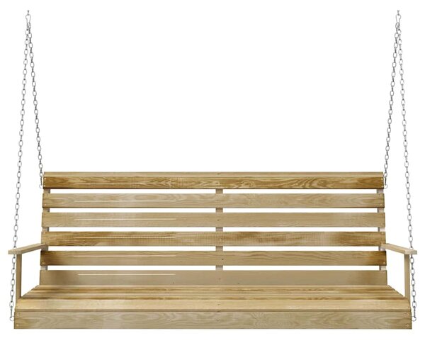 Houpací lavice impregnovaná borovice 155 x 65 x 60 cm 316065