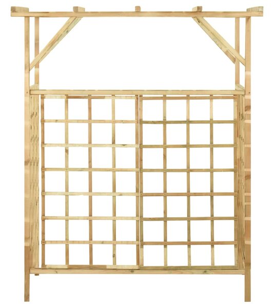 Zahradní pergola pro dvě popelnice impregnované borové dřevo 316063