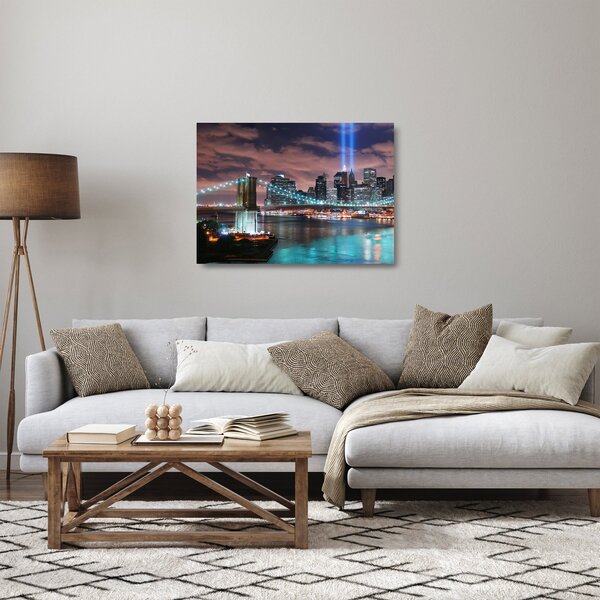 Skleněný obraz - New York, Manhattan (70x50 cm)