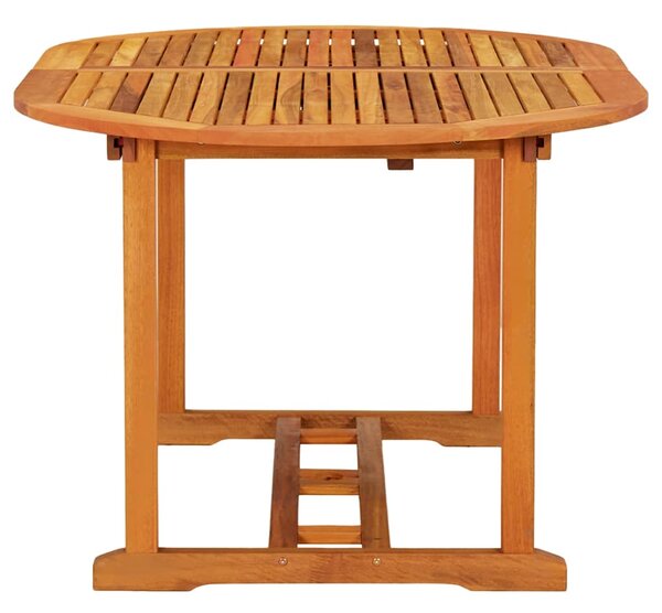 Zahradní stůl 200 x 100 x 75 cm masivní eukalyptové dřevo 316068