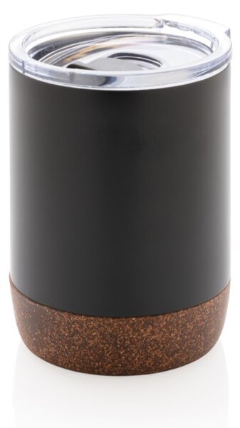 Termohrnek do kávovaru Cork, 180ml, XD Design, černý