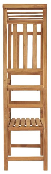 Zahradní lavice s pergolou 115 cm masivní teakové dřevo 316170