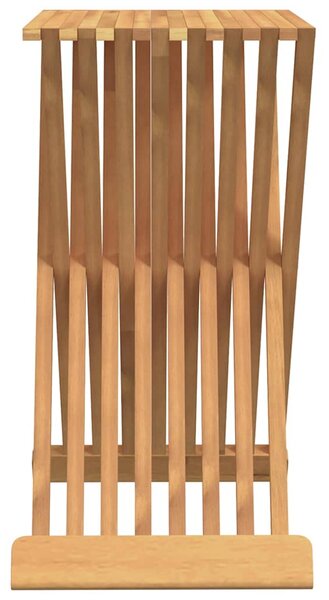 Skládací stolička 40 x 32,5 x 70 cm masivní teakové dřevo 316164