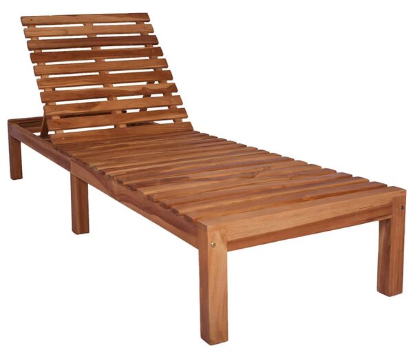 Zahradní lehátko masivní teak 316171