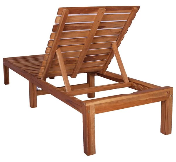 Zahradní lehátko masivní teak 316171