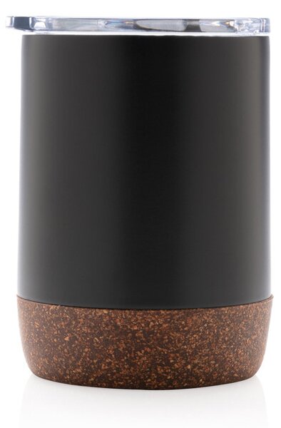 Termohrnek do kávovaru Cork, 180ml, XD Design, černý