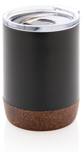 Termohrnek do kávovaru Cork, 180ml, XD Design, černý