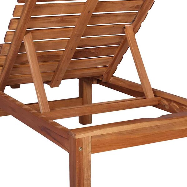 Zahradní lehátko masivní teak 316171
