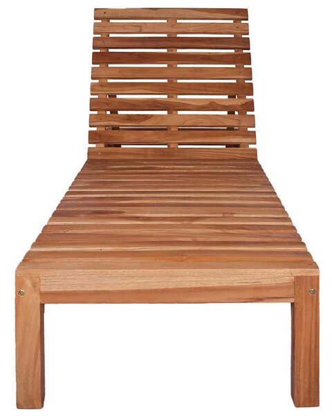 Zahradní lehátko masivní teak 316171
