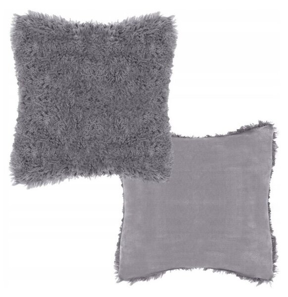 Povlak na polštář 40x40 cm SPRINGOS Downy HA7072 tmavě šedý