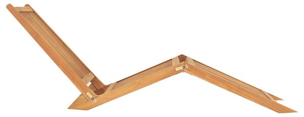 Zahradní lehátko masivní teak 316152