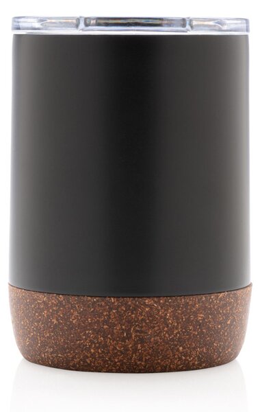 Termohrnek do kávovaru Cork, 180ml, XD Design, černý
