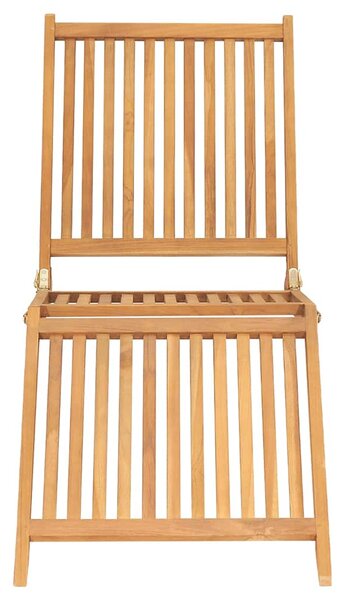 Zahradní lehátko masivní teak 316152